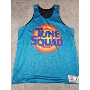 Space Jam A New Legacy Tune Squad Basketball Jersey Teal Blue Mens Large